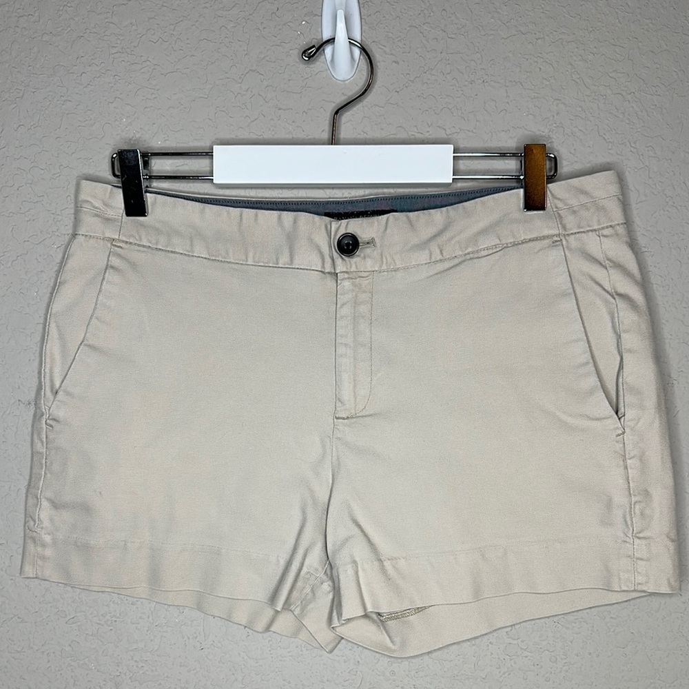 Banana Republic Factory Hampton‎ Fit Cotton Spandex Khaki Shorts Size 8